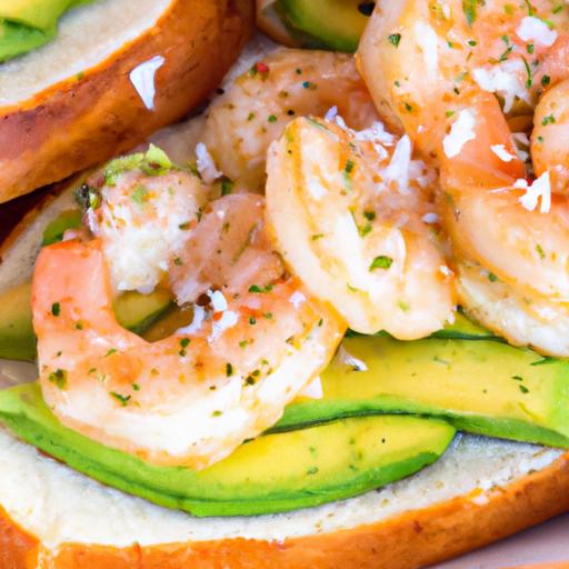 grilled shrimp and avocado sandwich