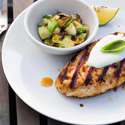 grilled swordfish with basil and lemon butter sauce