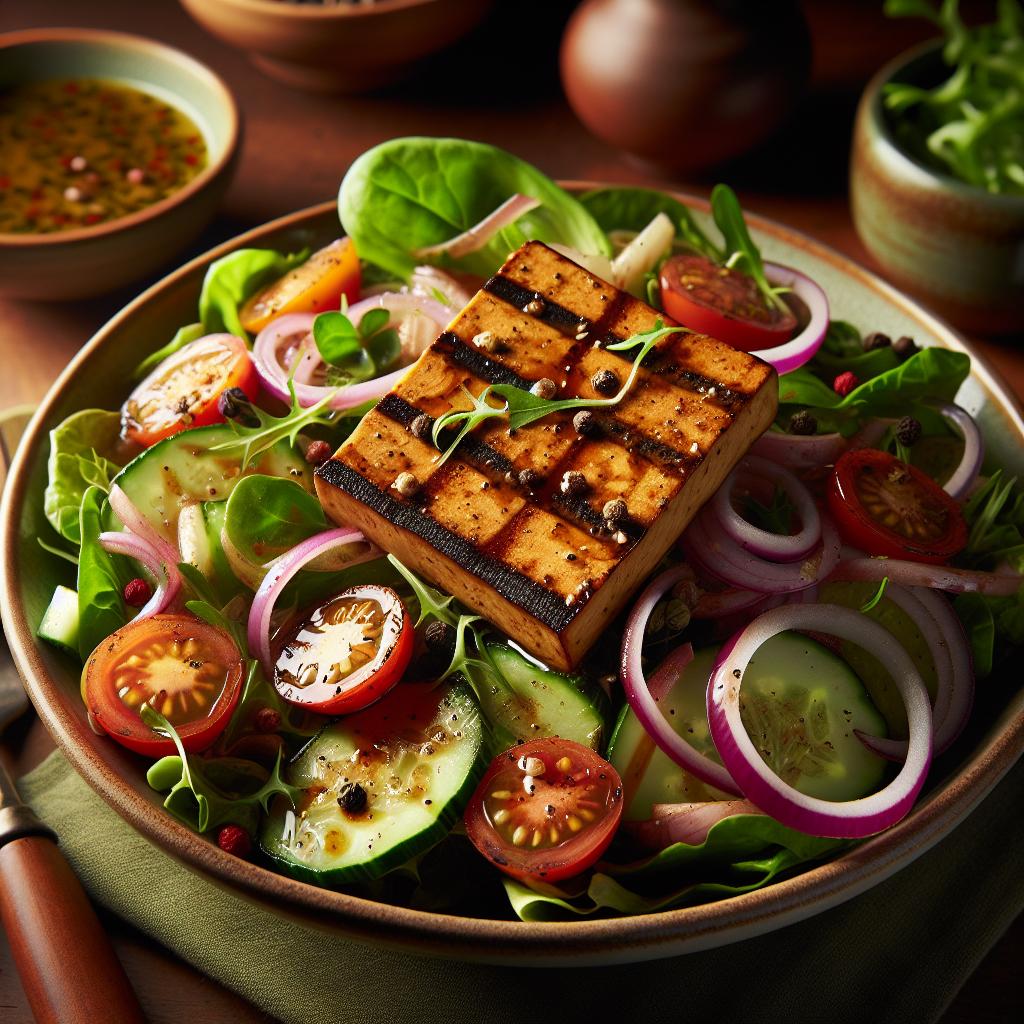 Grilled Tempeh Salad