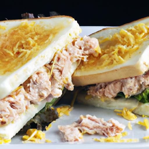 grilled tuna and cheese sandwich