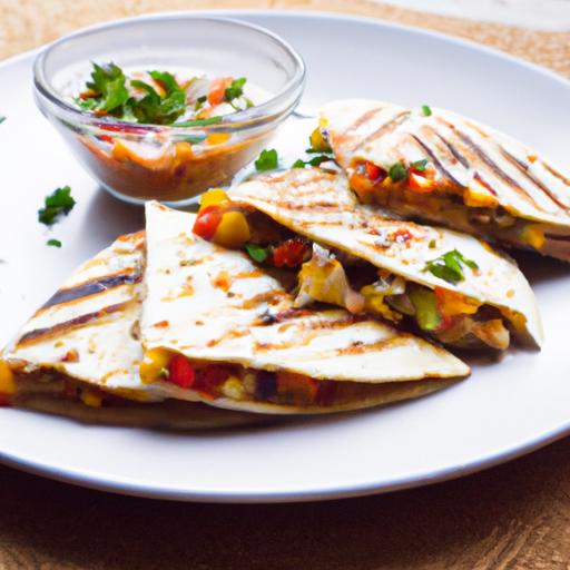 Grilled Vegetable Quesadillas