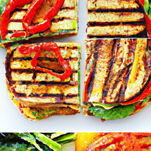 grilled veggie sandwich