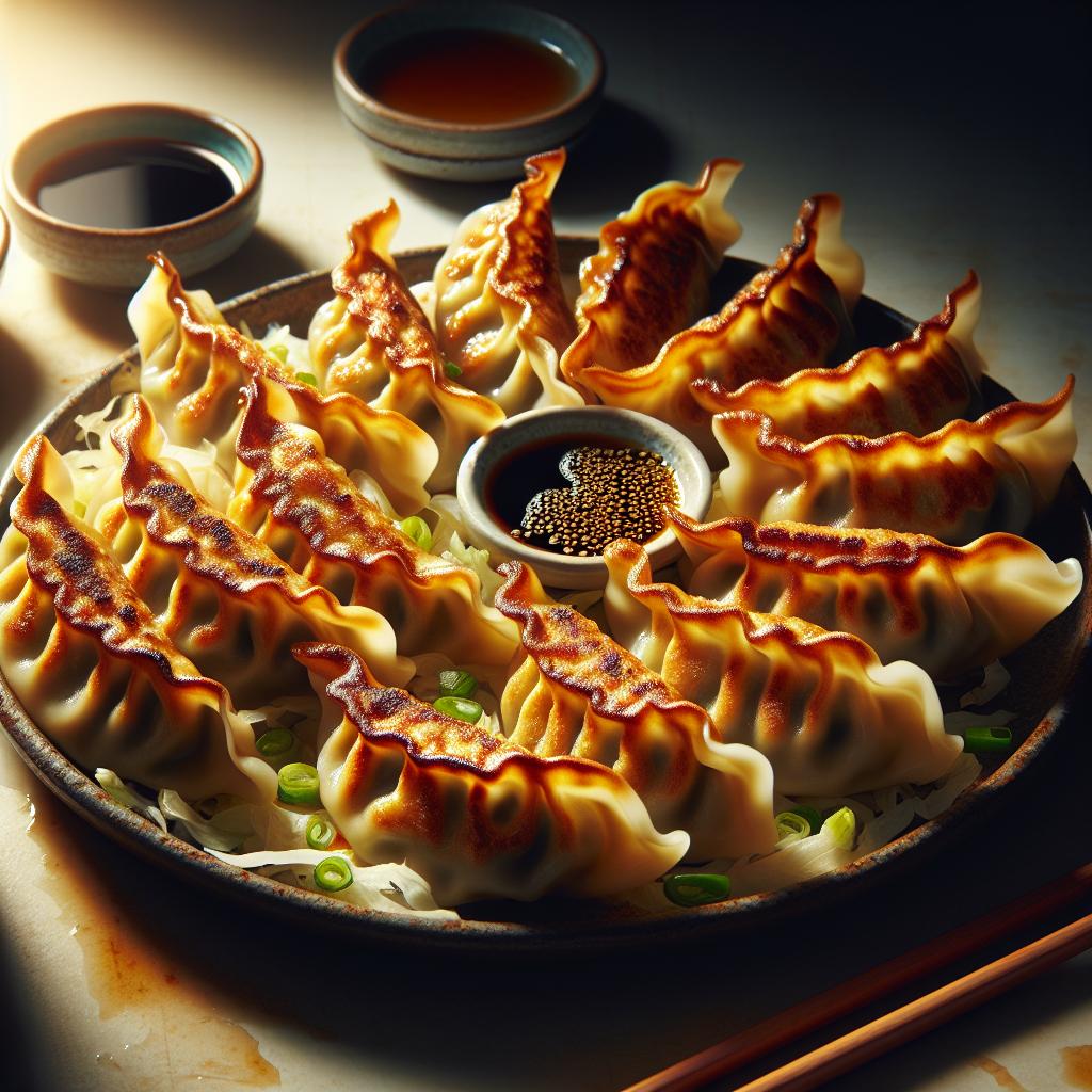 gyoza (japanese dumplings)