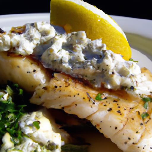 halibut and lemon butter sauce