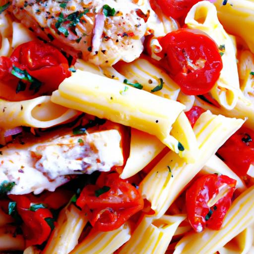 halibut and roasted cherry tomato pasta