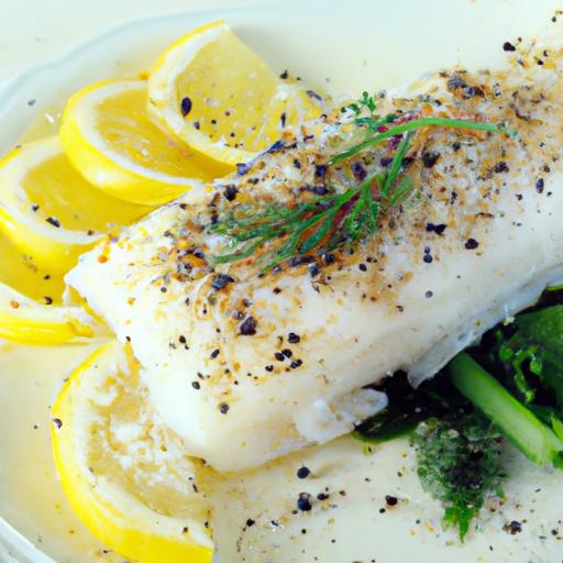 halibut with lemon butter sauce