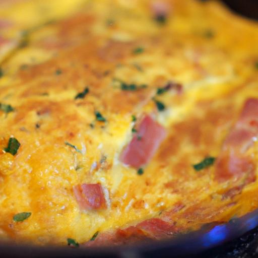 Ham and Cheddar Frittata