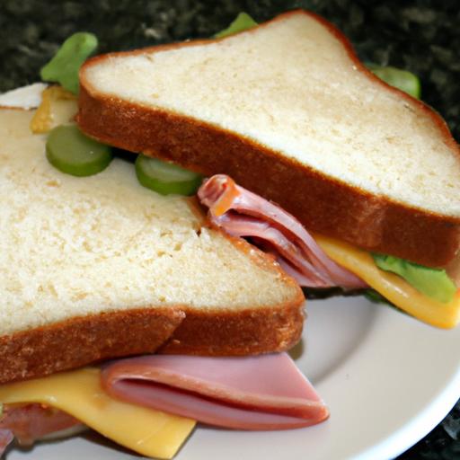 ham and cheese sandwich