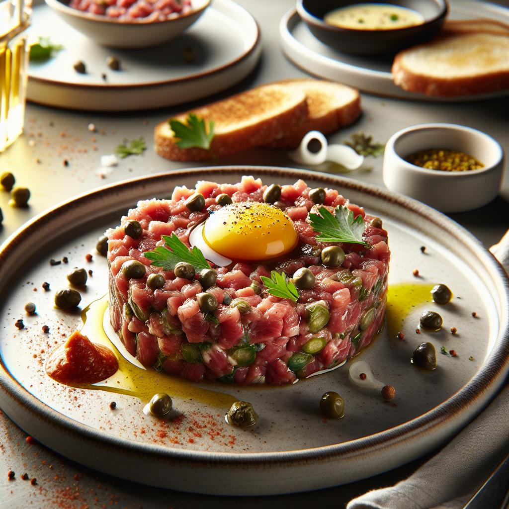 hand cut steak tartare