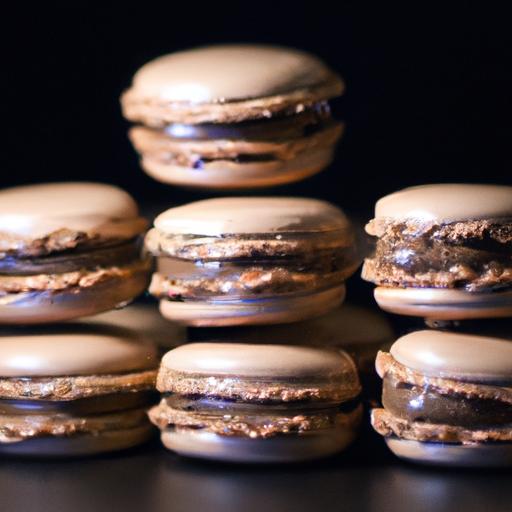 hazelnut macarons