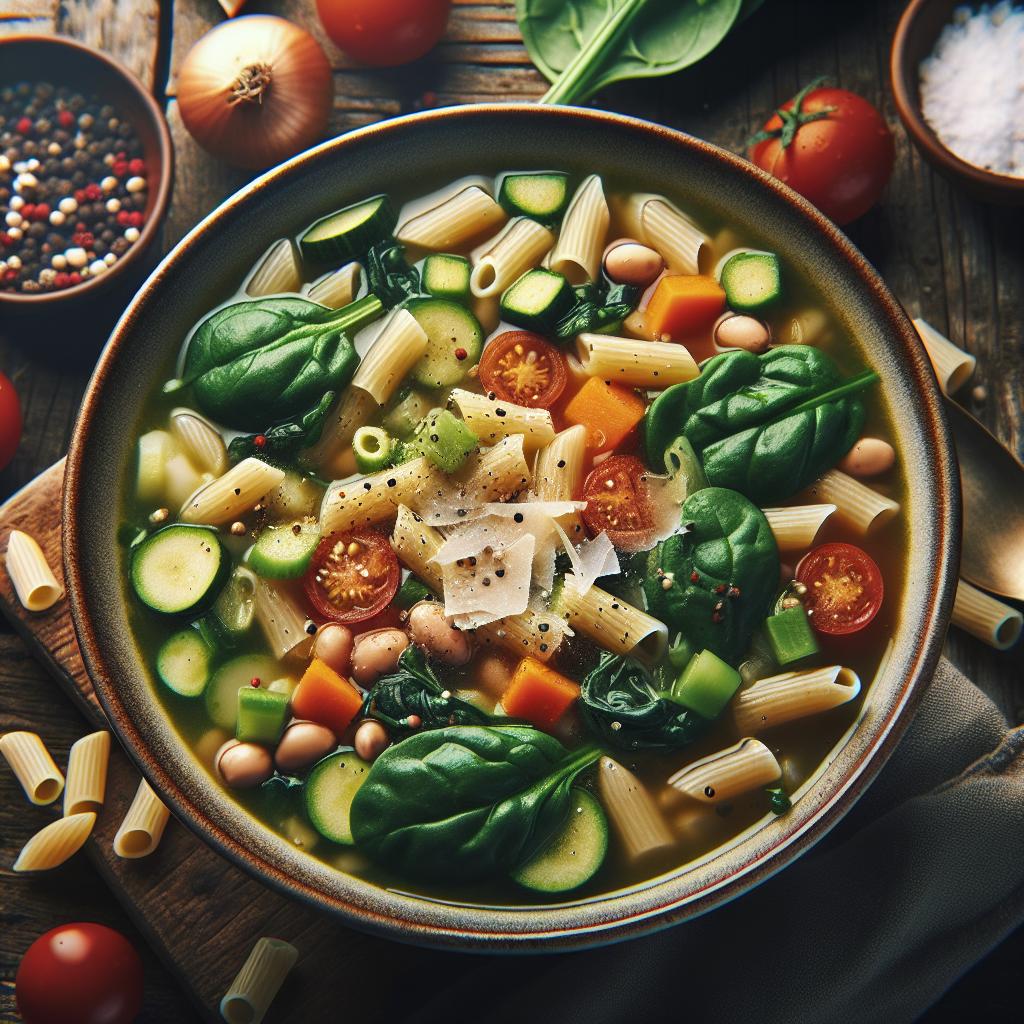 hearty minestrone soup