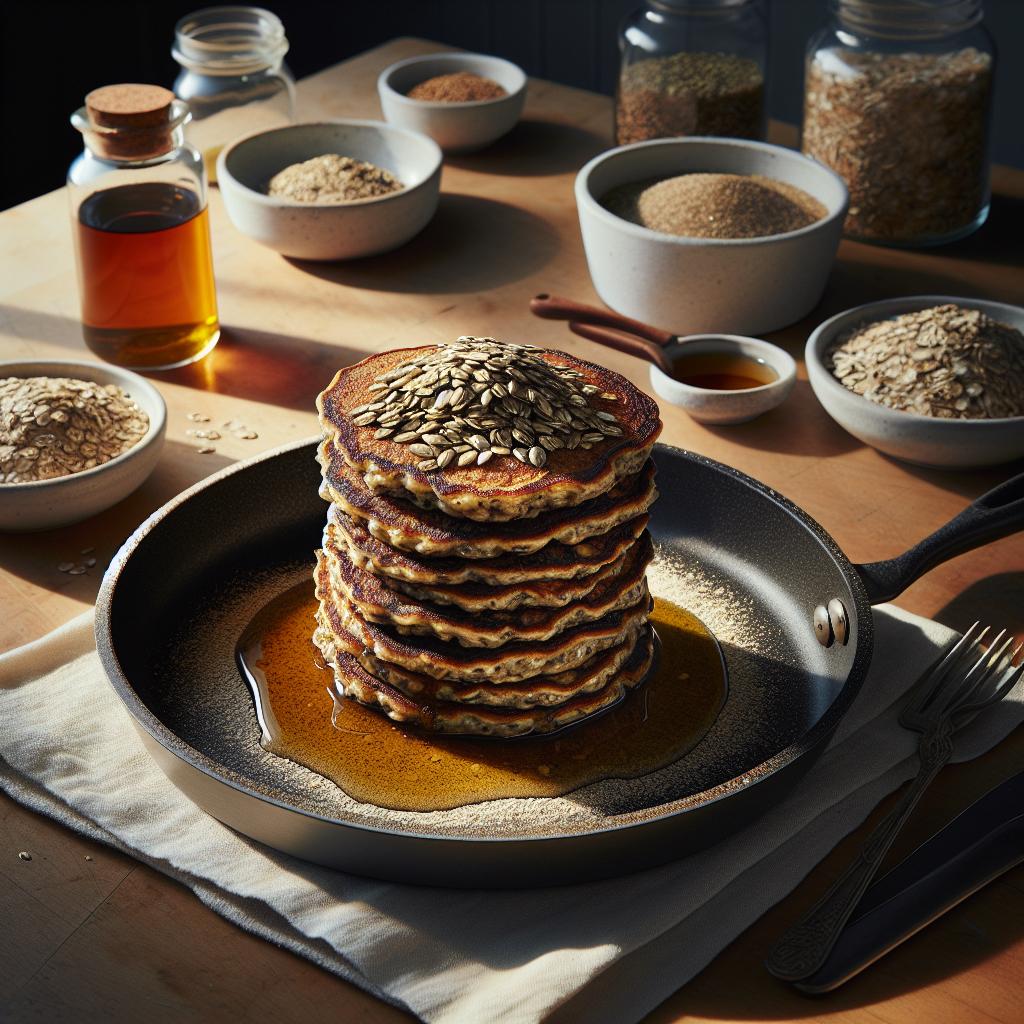 Hemp Seed and Oat Pancakes