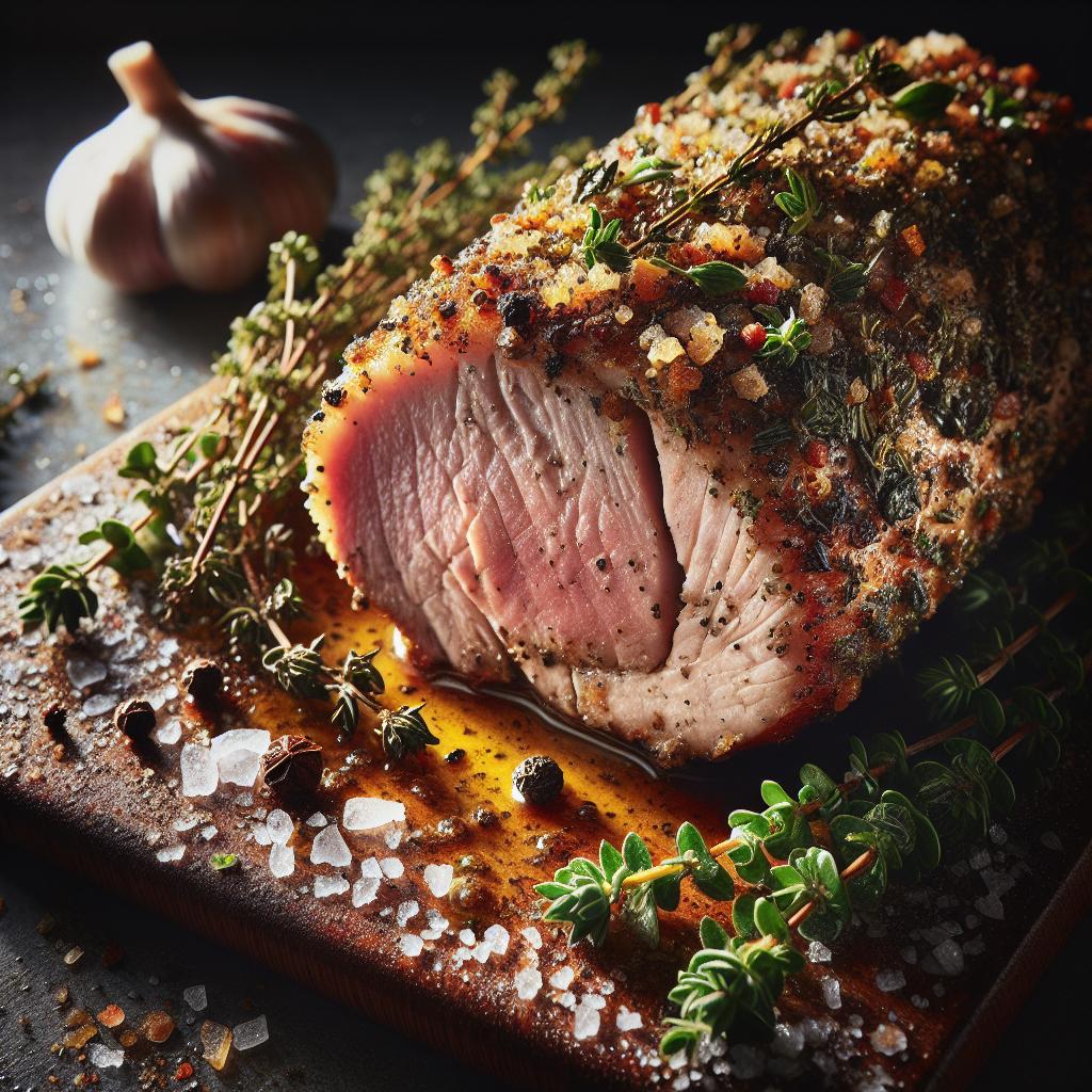 herb crusted pork tenderloin