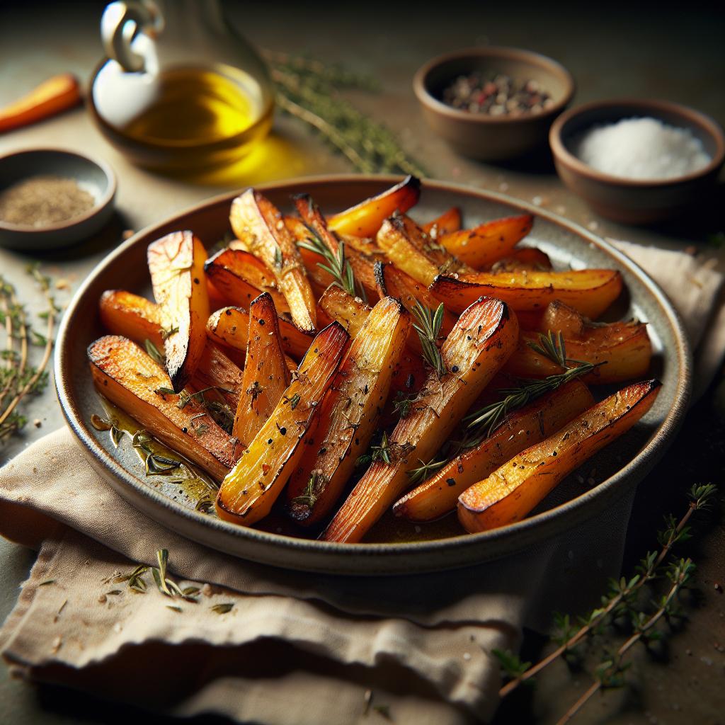 herb roasted parsnips