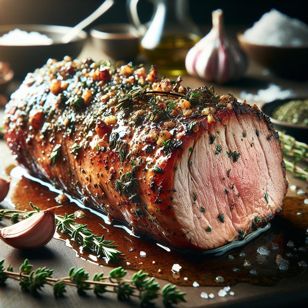 herb roasted pork tenderloin