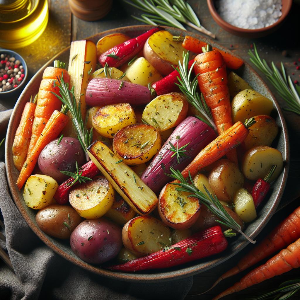 herb roasted root vegetables