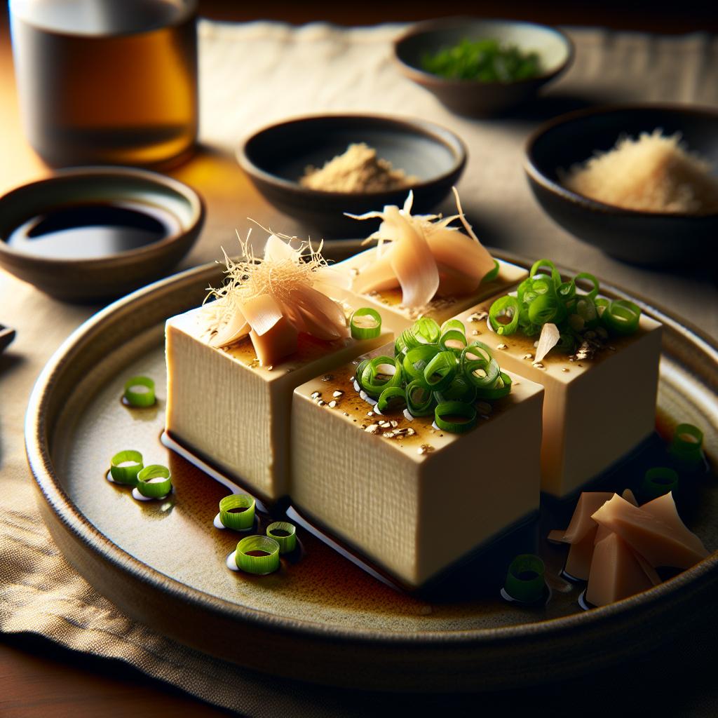 hiyayakko (chilled tofu)