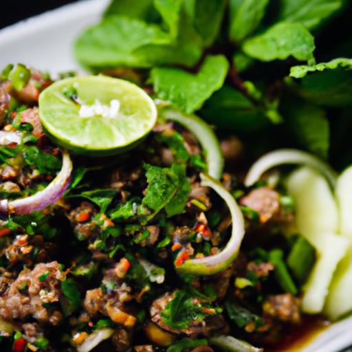 hmong beef larb