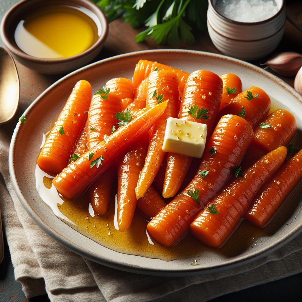 honey butter glazed carrots