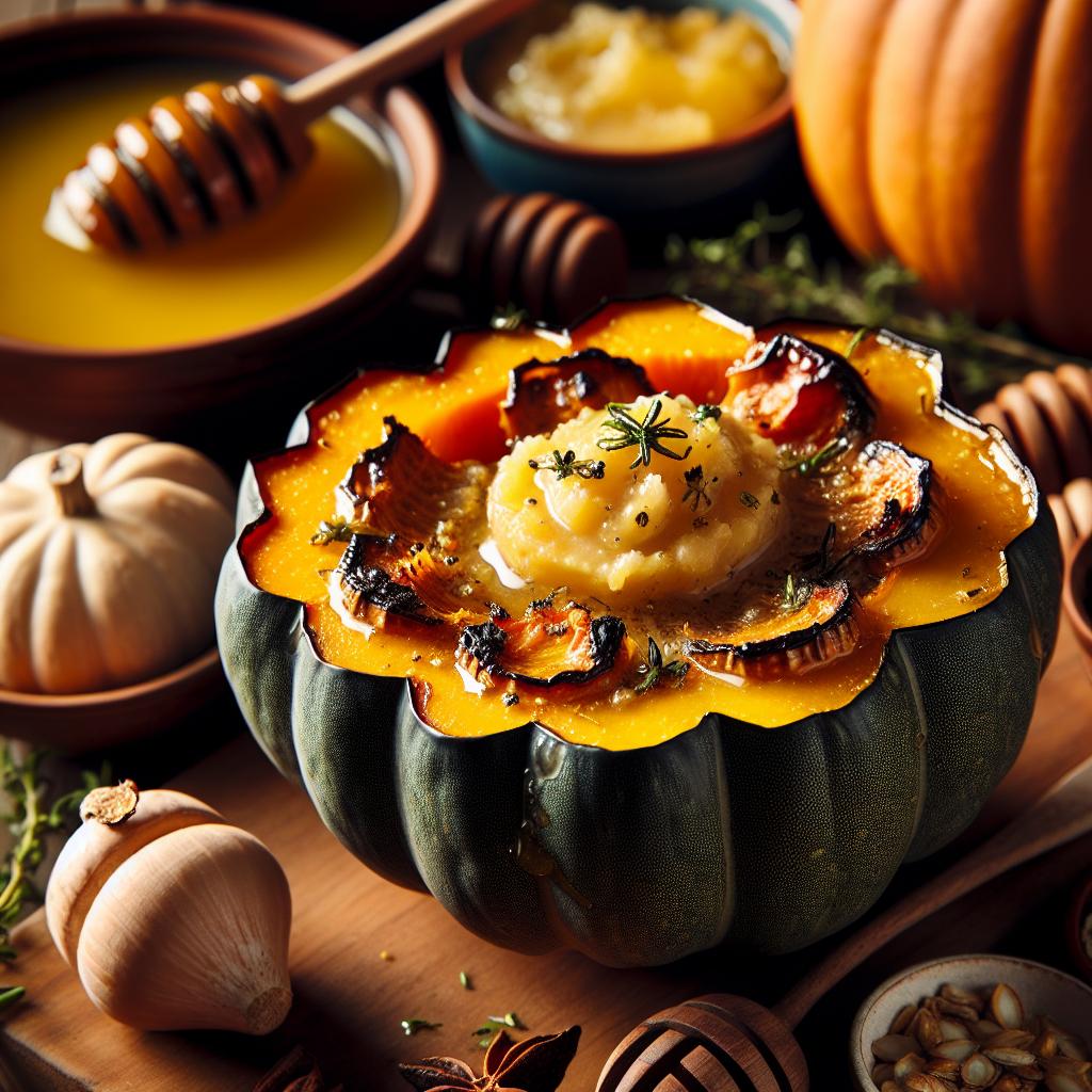 honey butter roasted acorn squash