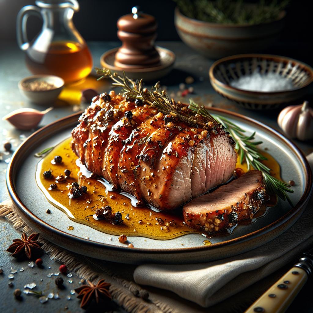 honey glazed pork tenderloin