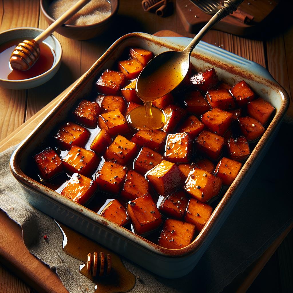 Honey Glazed Sweet Potatoes