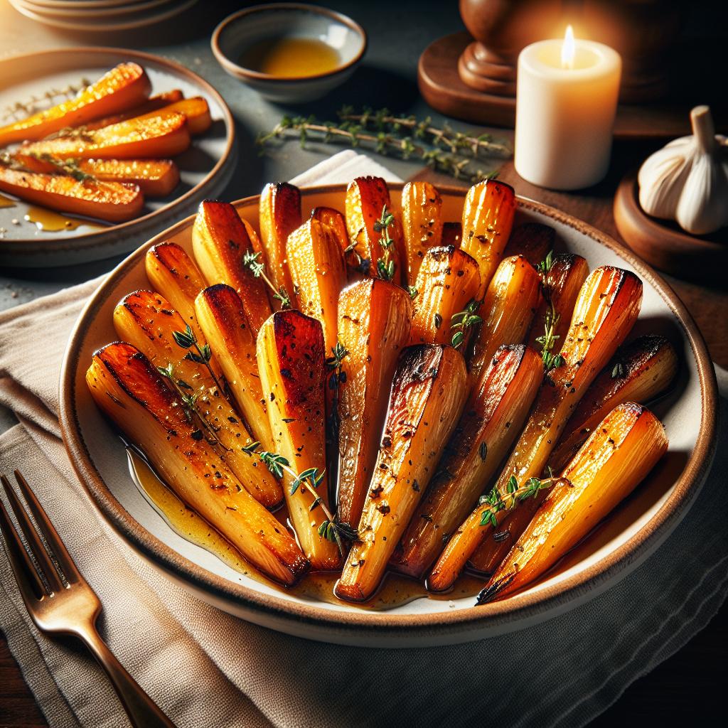 honey roasted parsnips