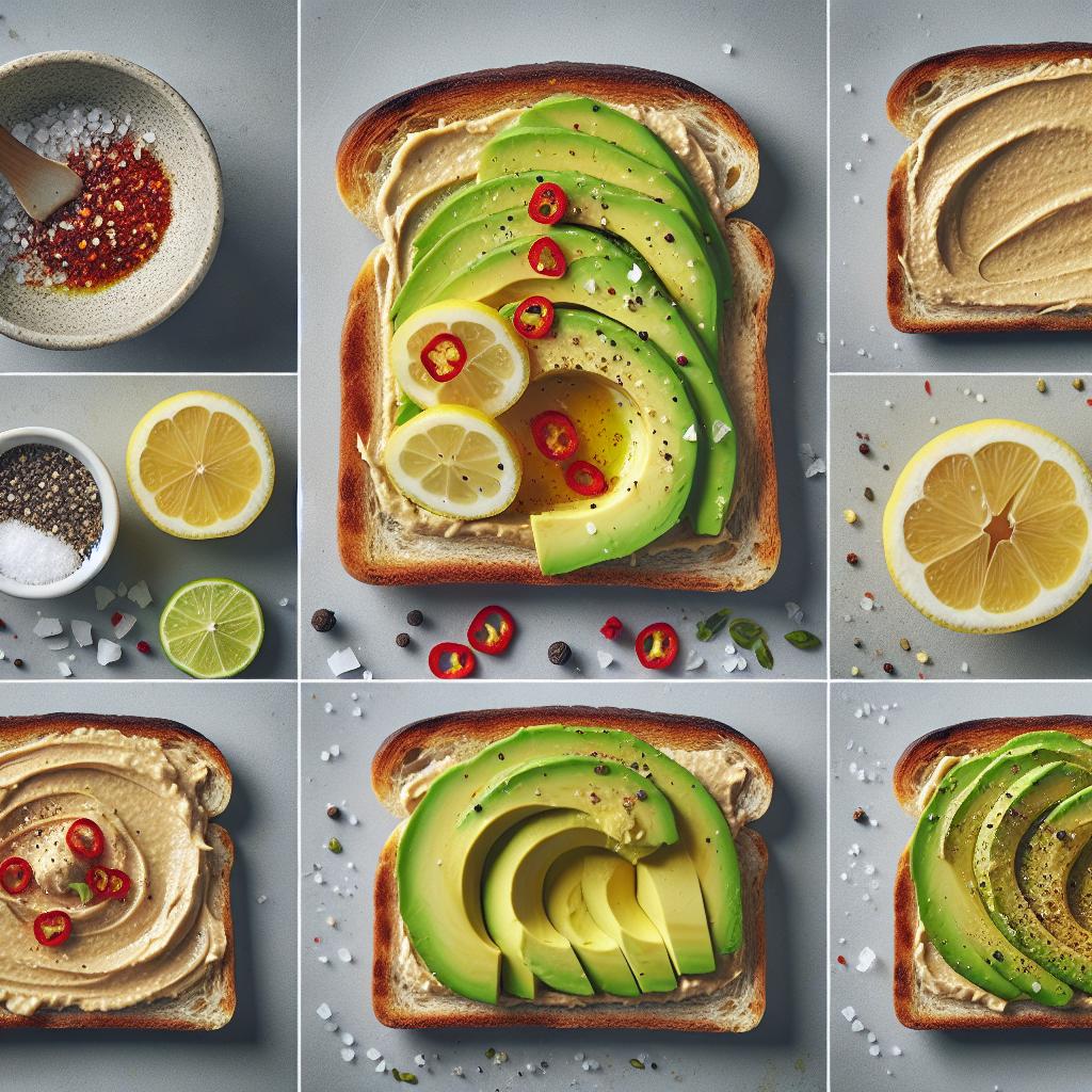 Hummus and Avocado Toast