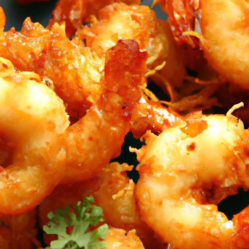 indian fried coconut prawns