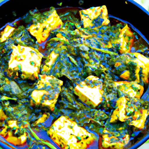 indian saag paneer