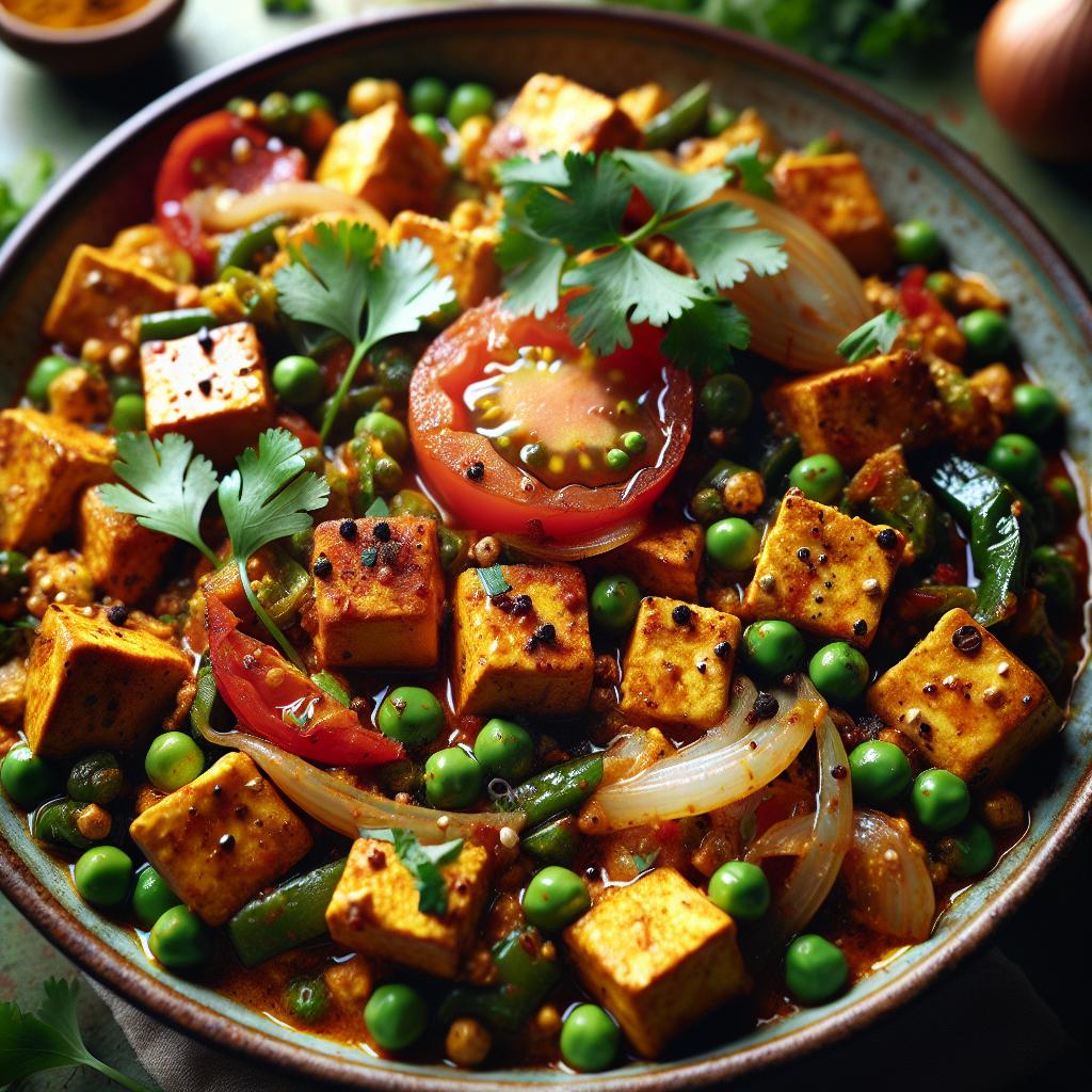 Indian Style Tofu Scramble