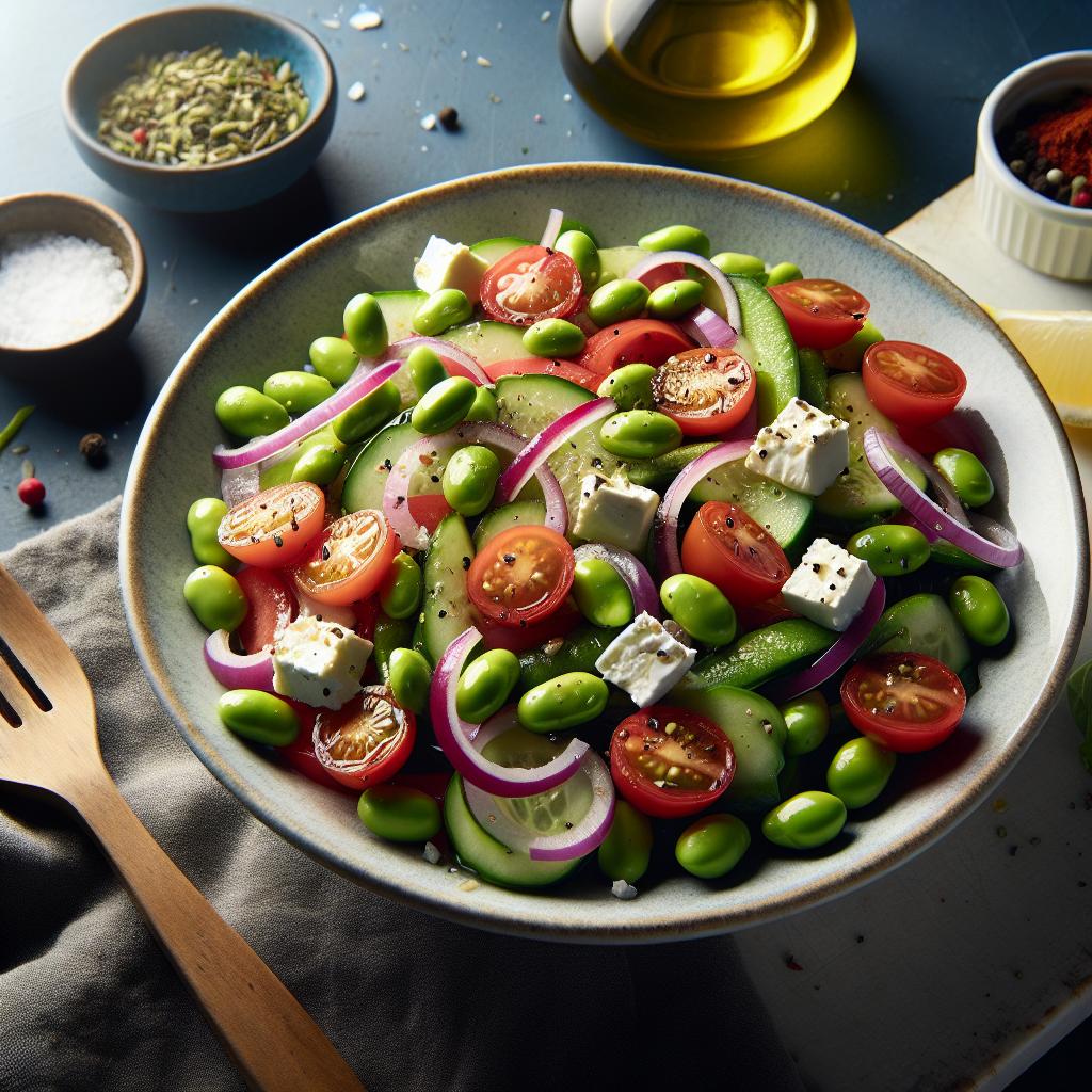 italian edamame salad