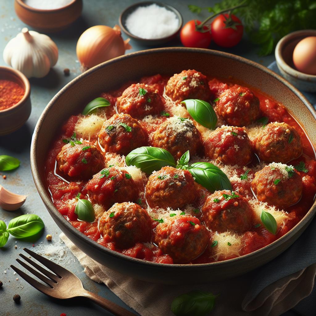 italian meatballs in tomato sauce