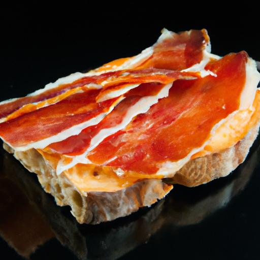 jamón ibérico on bread