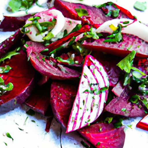 jicama and beet salad