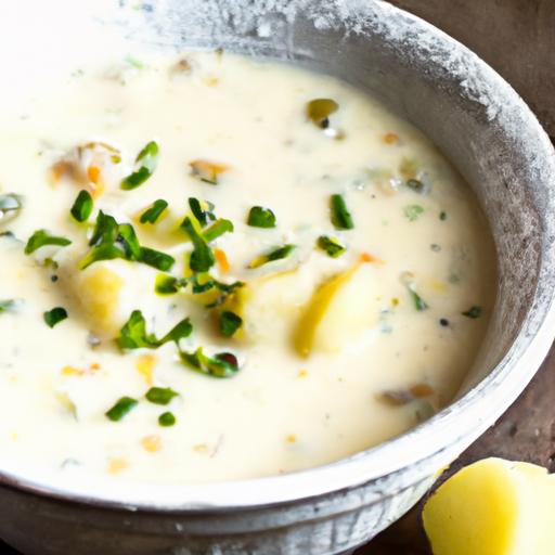 kefir and potato soup