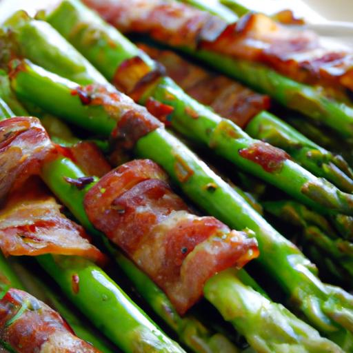 keto bacon wrapped asparagus