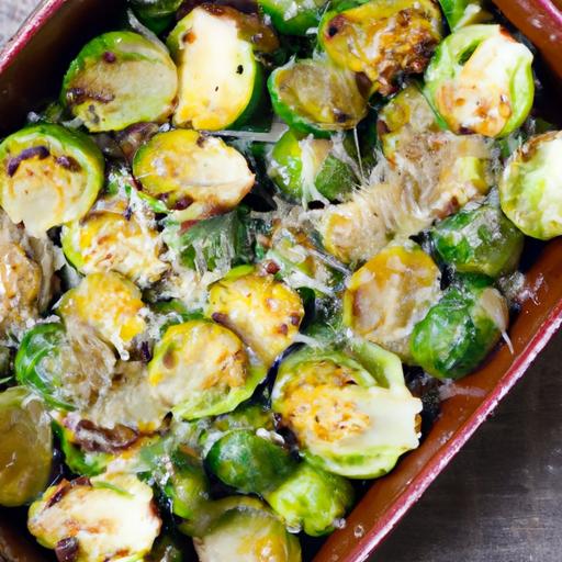 keto brussels sprouts au gratin