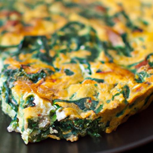 Keto Frittata with Spinach and Feta