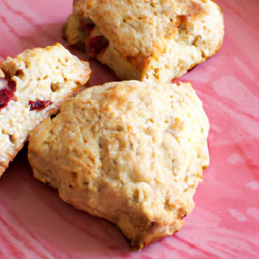 Keto Raspberry Almond Scones