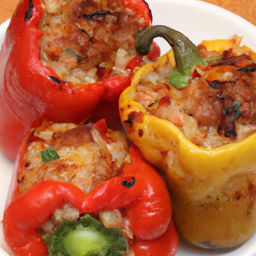 keto sausage stuffed peppers