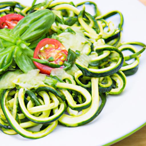 Keto Zucchini Noodles with Pesto