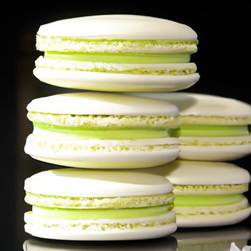 key lime pie macarons