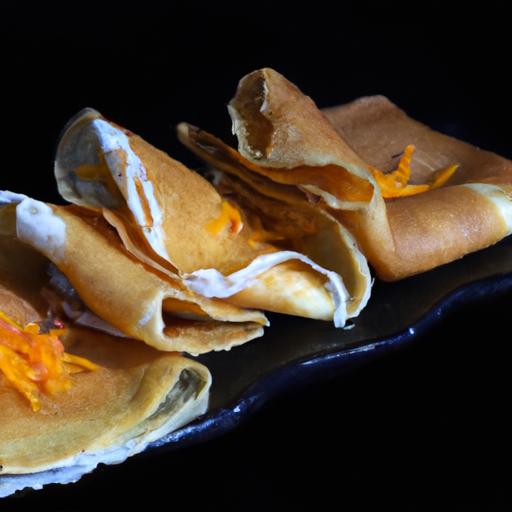 khanom buang (crispy pancakes)