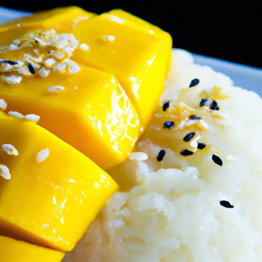 khao niew mamuang (mango sticky rice)