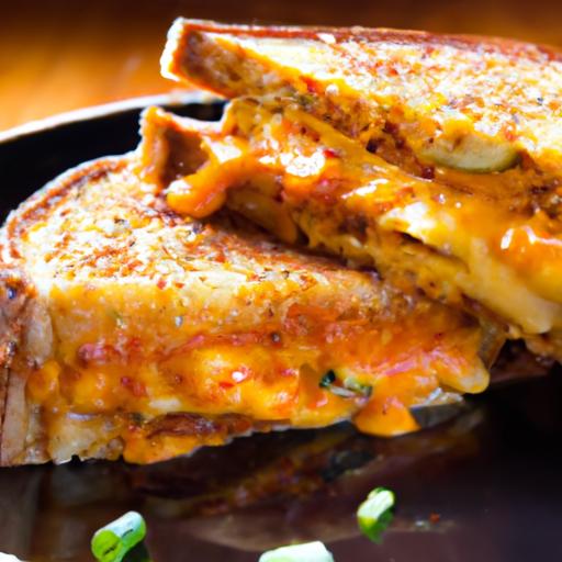 kimchi grilled cheese sandwich