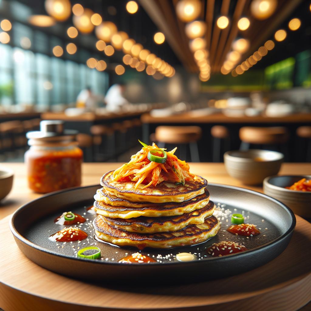 kimchi pancakes