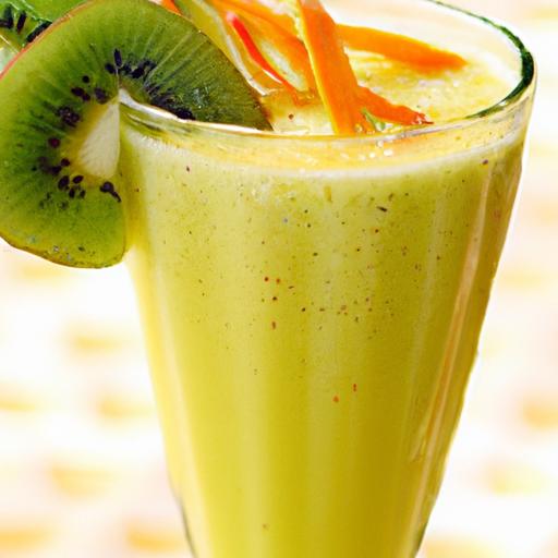 kiwi and carrot juice