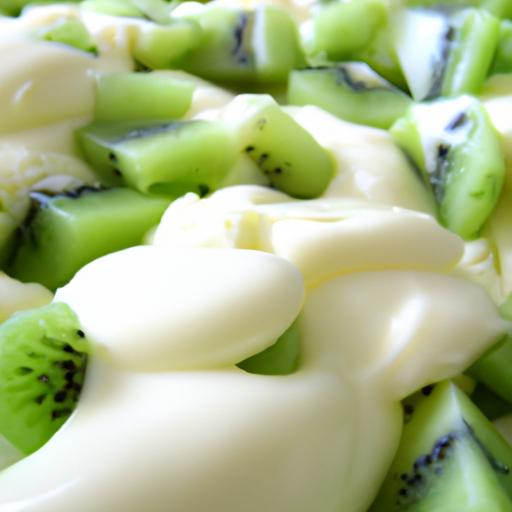 kiwi and cream cheese frosting