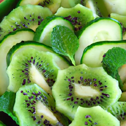 Kiwi and Cucumber Salad